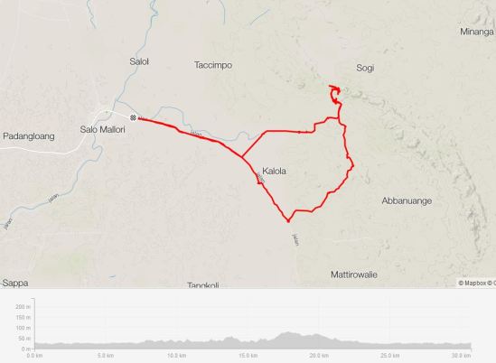 Jalur sepeda Kalosi - Waduk Kalola